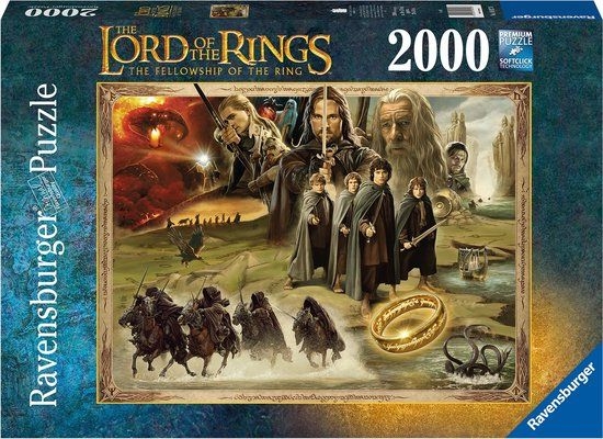 172948 Puzzle 2000 lord of the rings - Les deux tours