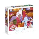 Puzzle 500 pièces - Soirée au coin du feu 