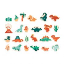 [JURATOYS - J05839] Janod - Magnets dino 24 pièces