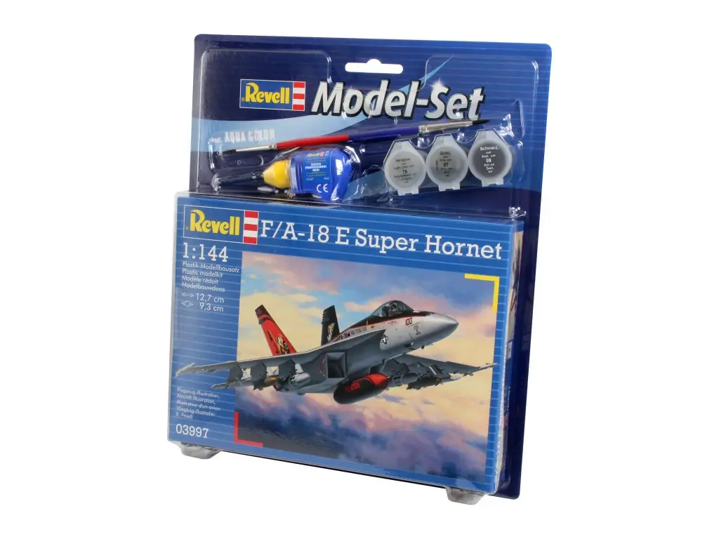 Maquette US F/a-18 E Super Hornet Model Set (1:144 Scale)