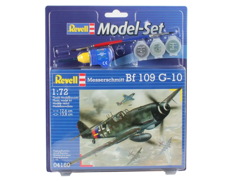 Maquette MESSERSCHMITT BF-109 1:72 Model Set