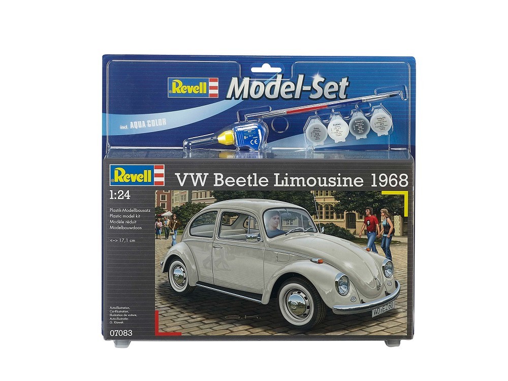 Maquette Volkswagen Beetle Limousine 1968 Model Set (1:24 Scale)