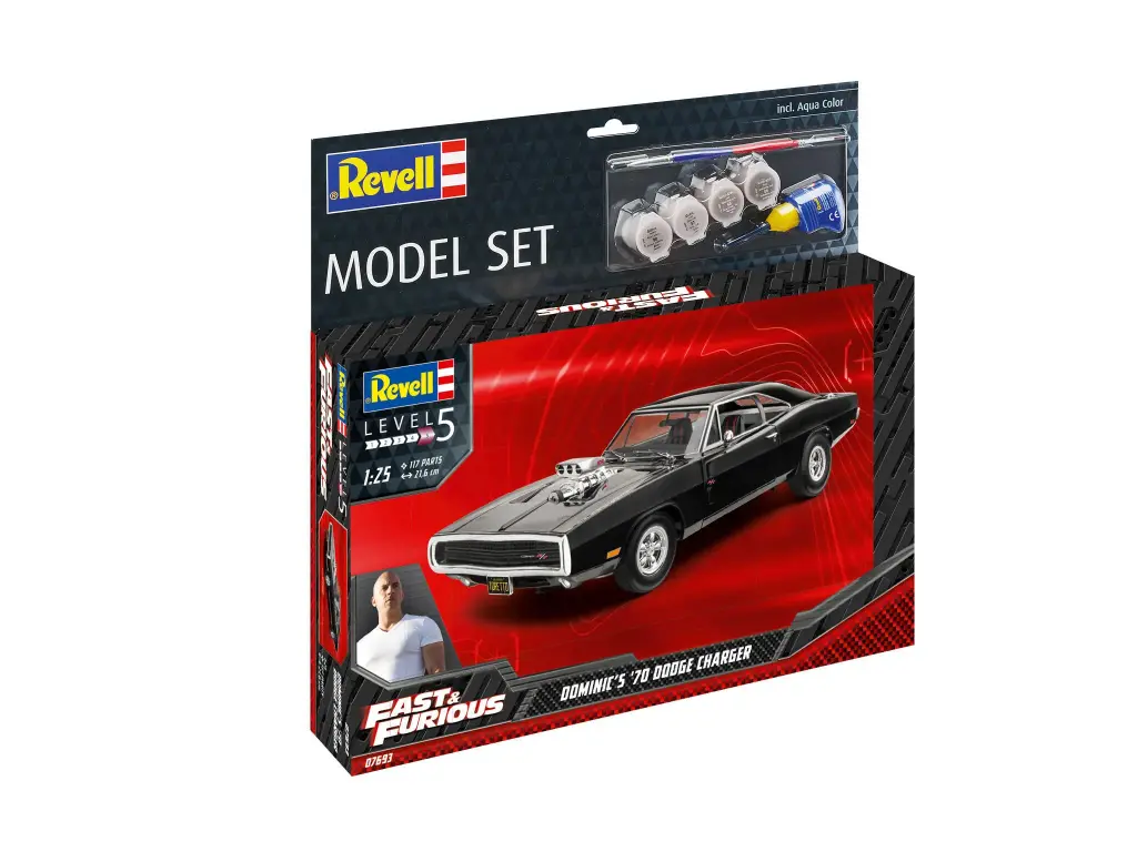 Maquette Fast and Furious Doms 1970 Dodge Charger