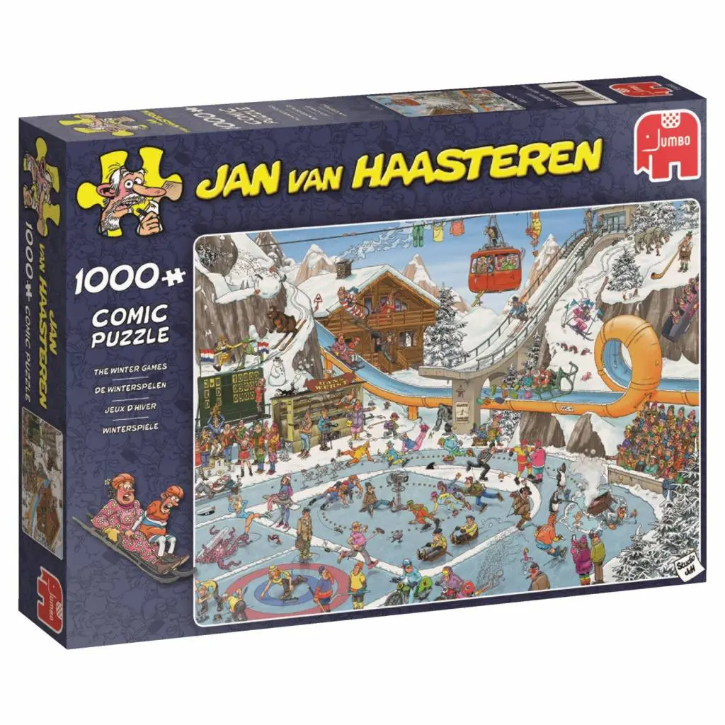 Puzzle JVH 1000 pièces - Jeux d'hiver
