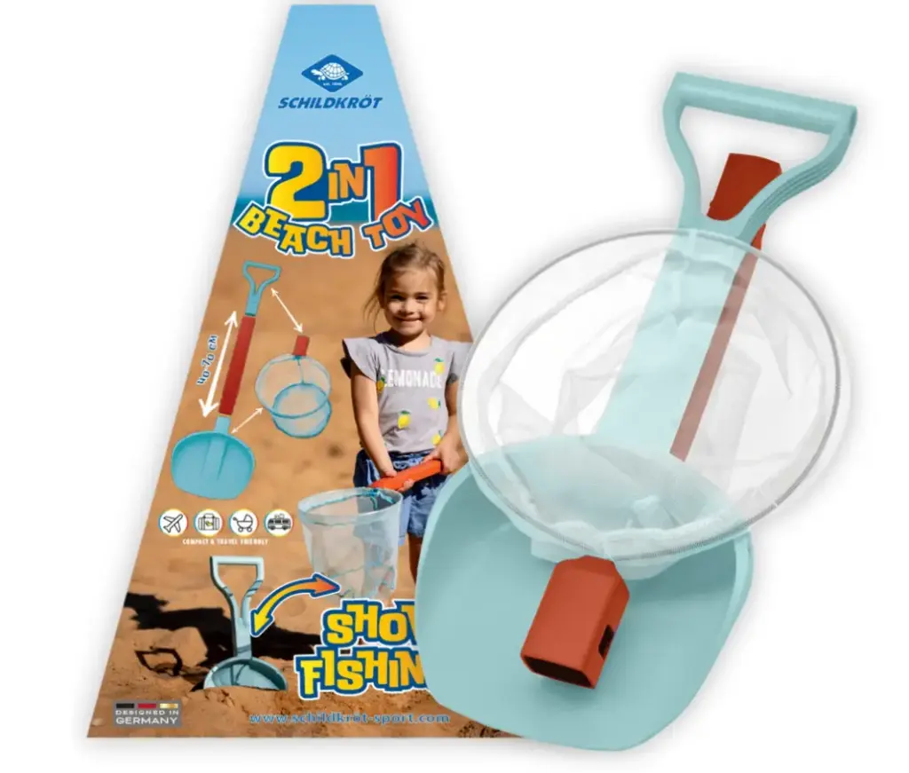 Set 2en1 Beachtoy, pelle + épuisette