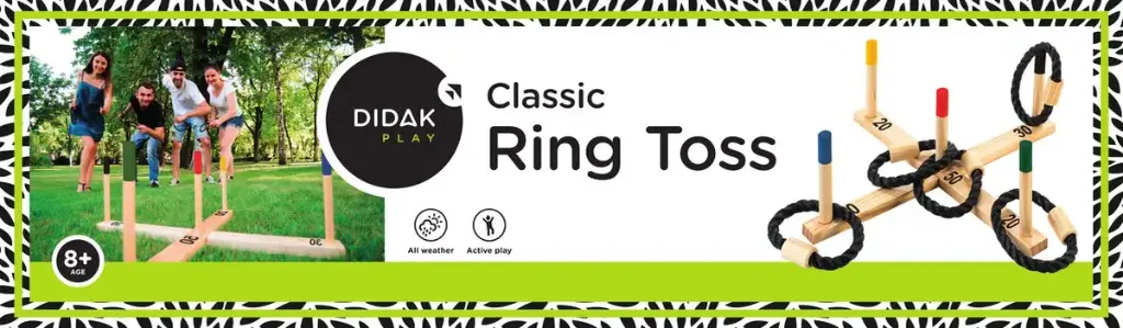 Jeu de lancer d'anneaux 50x50x17 cm