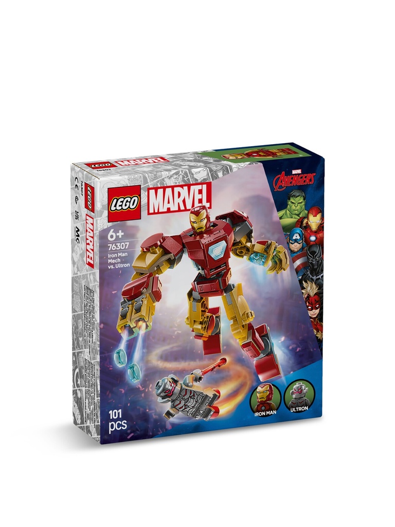 Lego Super Marvel 76307 - Iron Man Mech contre Ultron