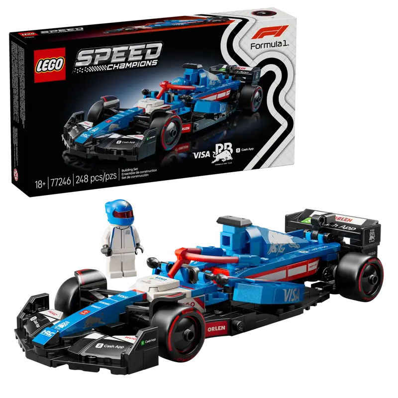 Lego Speed - La voiture de course de Formule 1 Visa Cash App RB VCARB 01