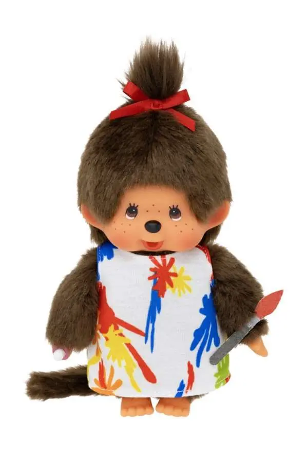 monchhichi 20cm Fille peintre