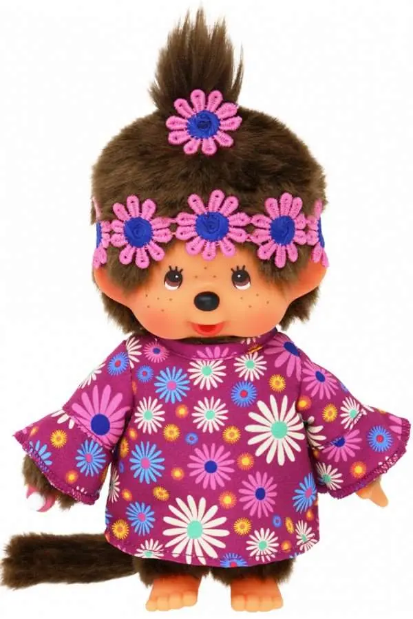 monchhichi 20cm Fille  Flower Power 