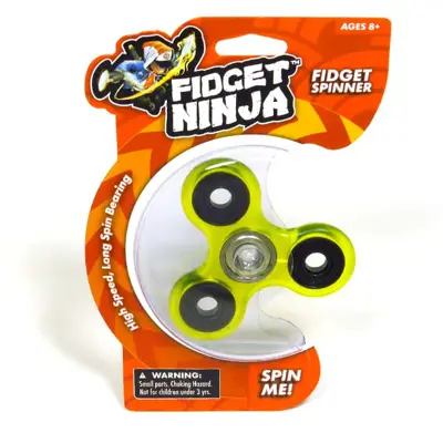Fidget Ninja Spinner Yellow