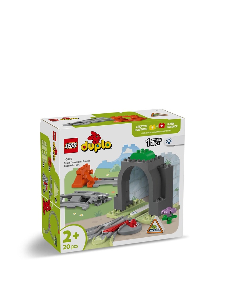 Duplo - Tunnel de train et extension de rails 