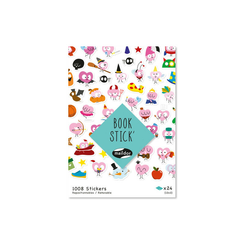 Ac-déco - Livre 24 Planches De Gommette - 14.8 X 21 Cm - Love - Multicolore - Livraison Gratuite - Multicolore