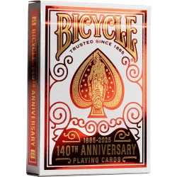Cartes de poker Bicycle - 140th Anniversary
