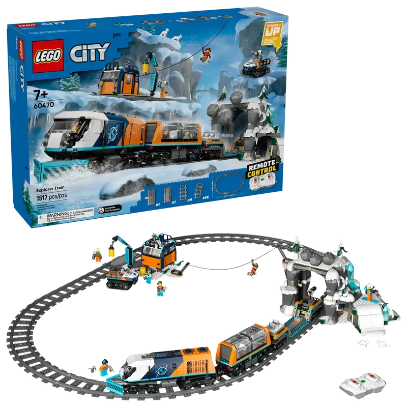  LEGO City - Train Express Polaire de l'Arctique des explorateurs
