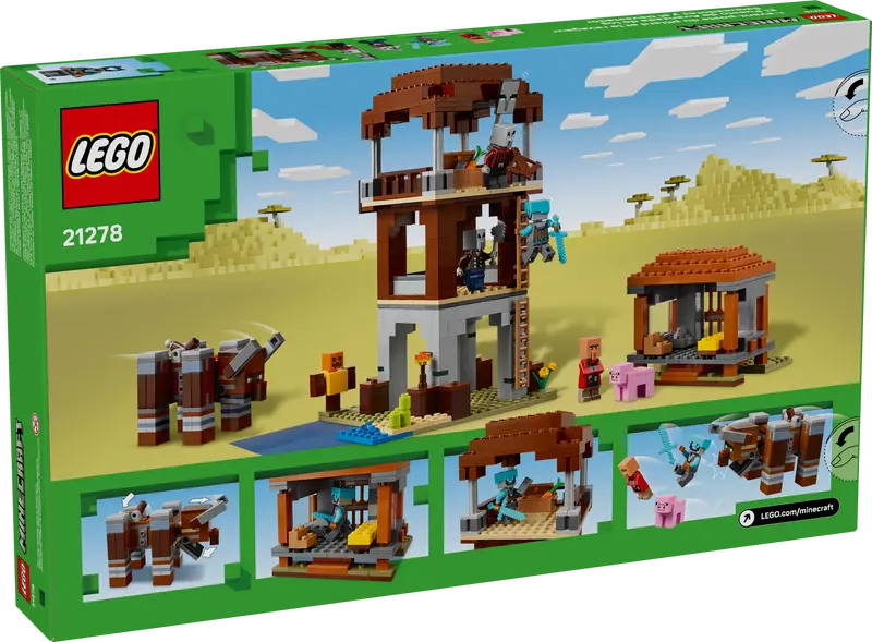 LEGO Minecraft - L'Avant-Poste des Pillards et Ravageur