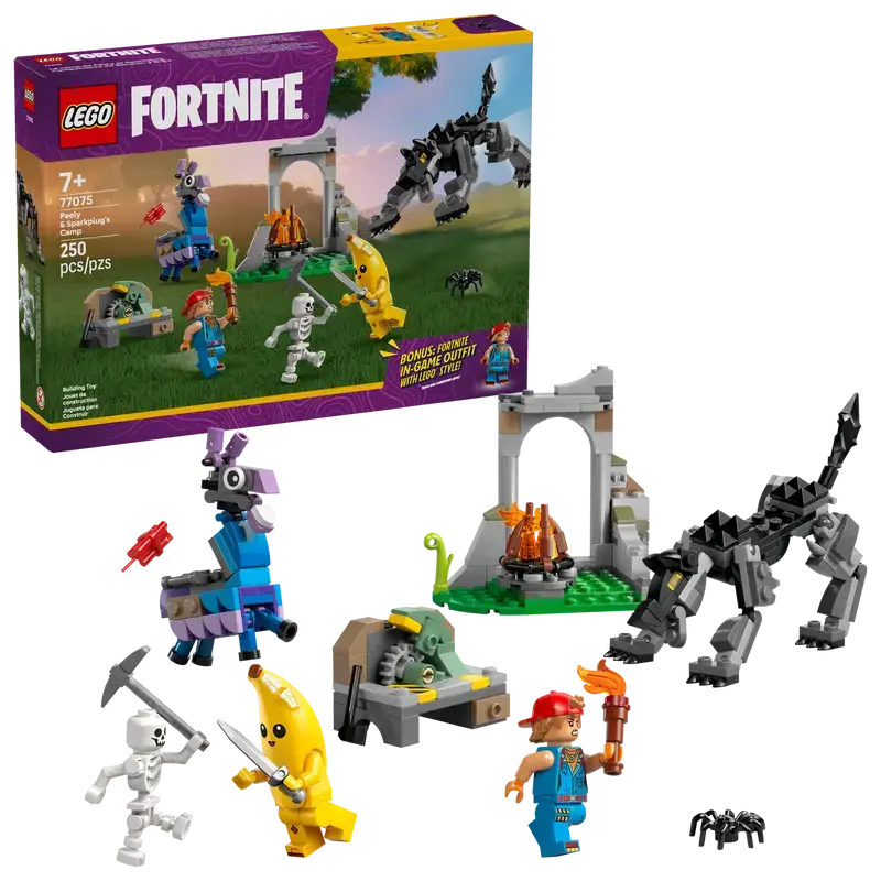 LEGO Fortnite - Campement de Peely et Sparkplug