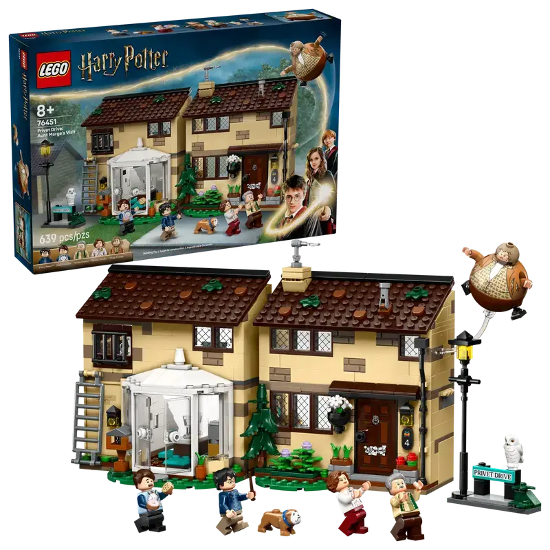  LEGO Harry Potter - Privet Drive : la visite de tante Marge