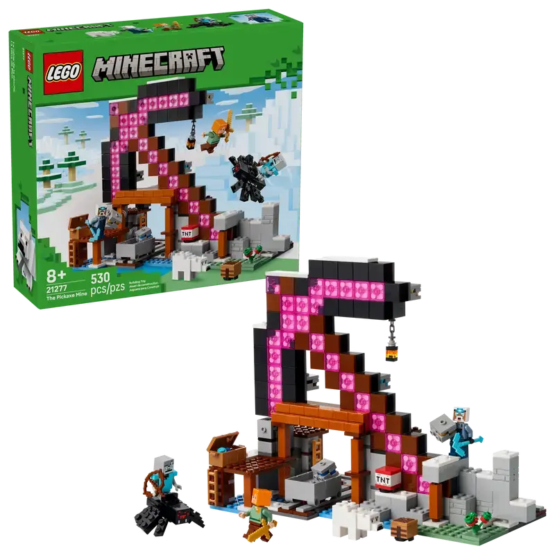 LEGO Minecraft - La mine en forme de pioche