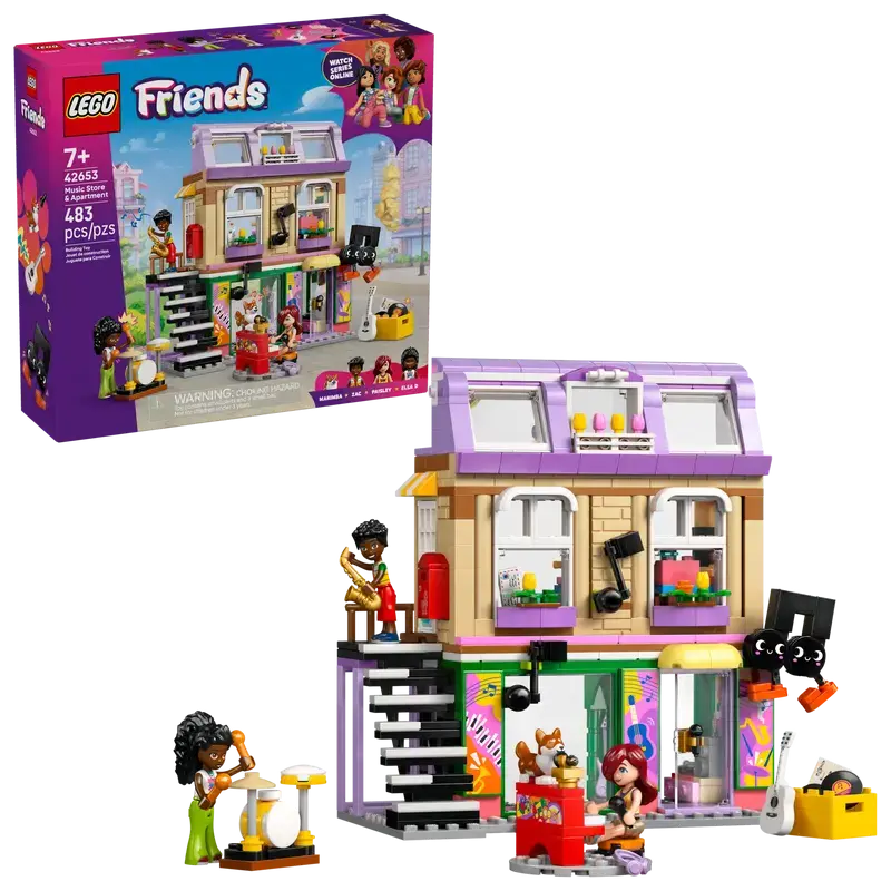 LEGO Friends - Le magasin de musique et l’appartement