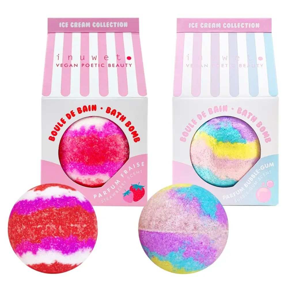 bombe de bain ICECREAM - pêche