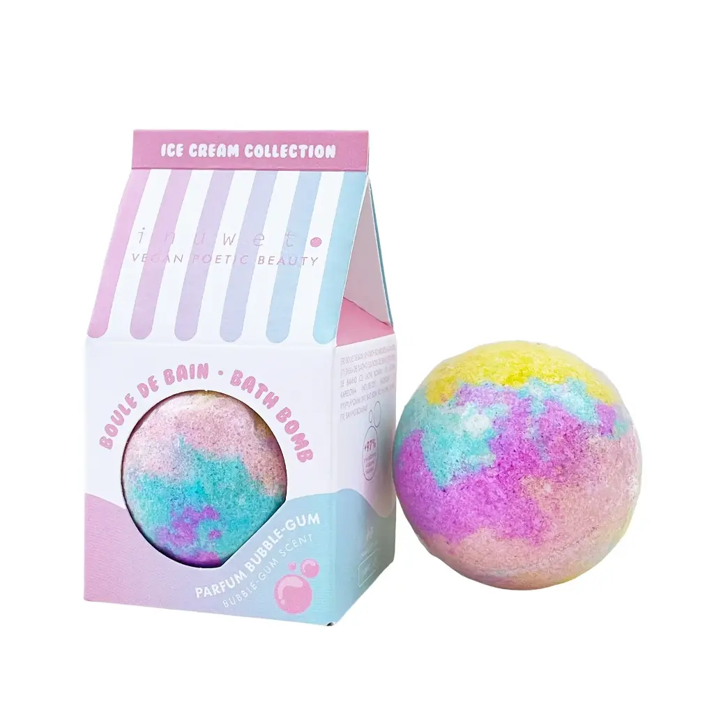 bombe de bain ICECREAM - bubble-gum