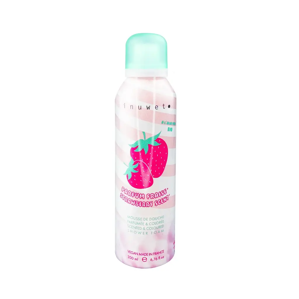 Mousse de douche 200ml - fraise