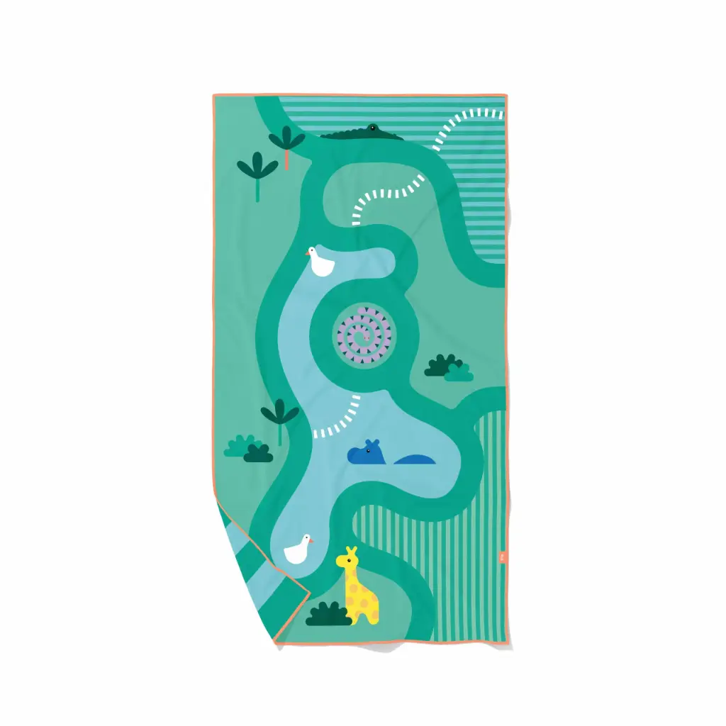 Serviette de jeu M - Safari