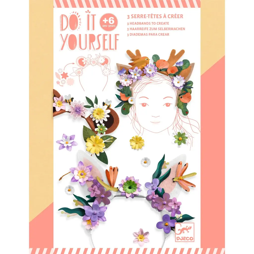 DIY 3 serre-tête à créer - Flower friends