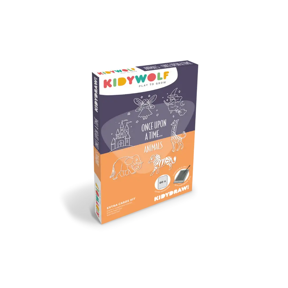 recharge kidydraw mini dessins "Il était une fois" et "animaux"