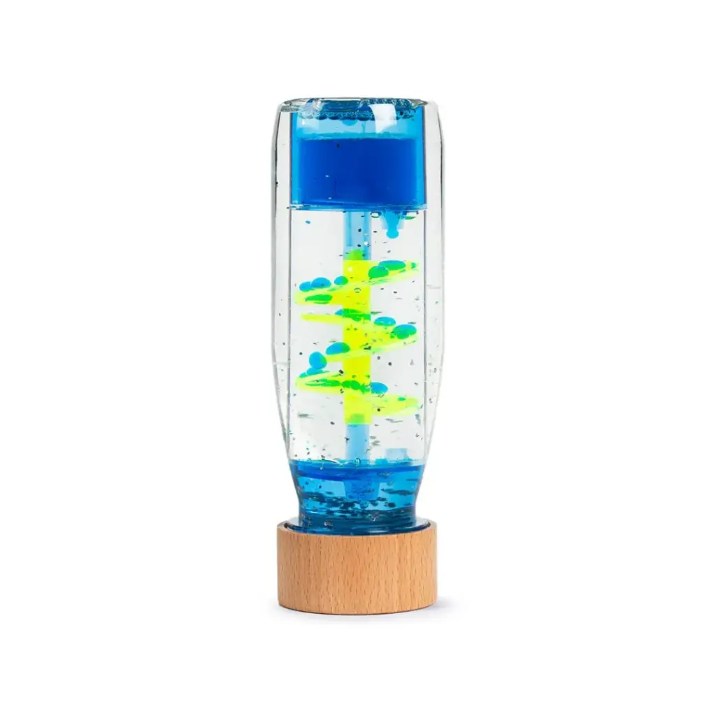  PETIT BOUM MOVE BOTTLE SPIRAL BLUE