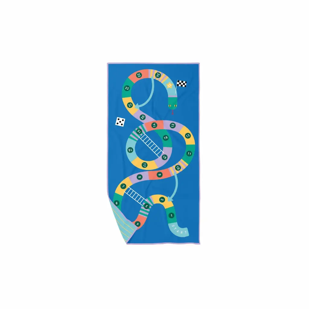 Serviette de jeu M - échelles et serpents