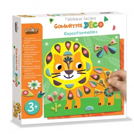 Gomettes déco repositionnables - Dans ma savane