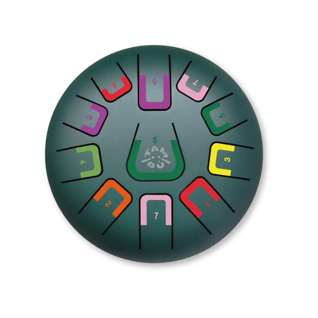 Tambu handpan vert - Dans la jungle