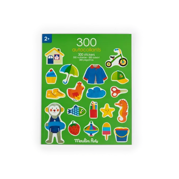 Cahier de 300 stickers -  Les Popipop