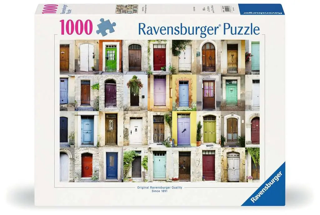 Puzzle 1000p - Belles portes de provence
