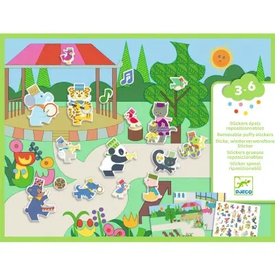 Créer avec des stickers - Fanfare