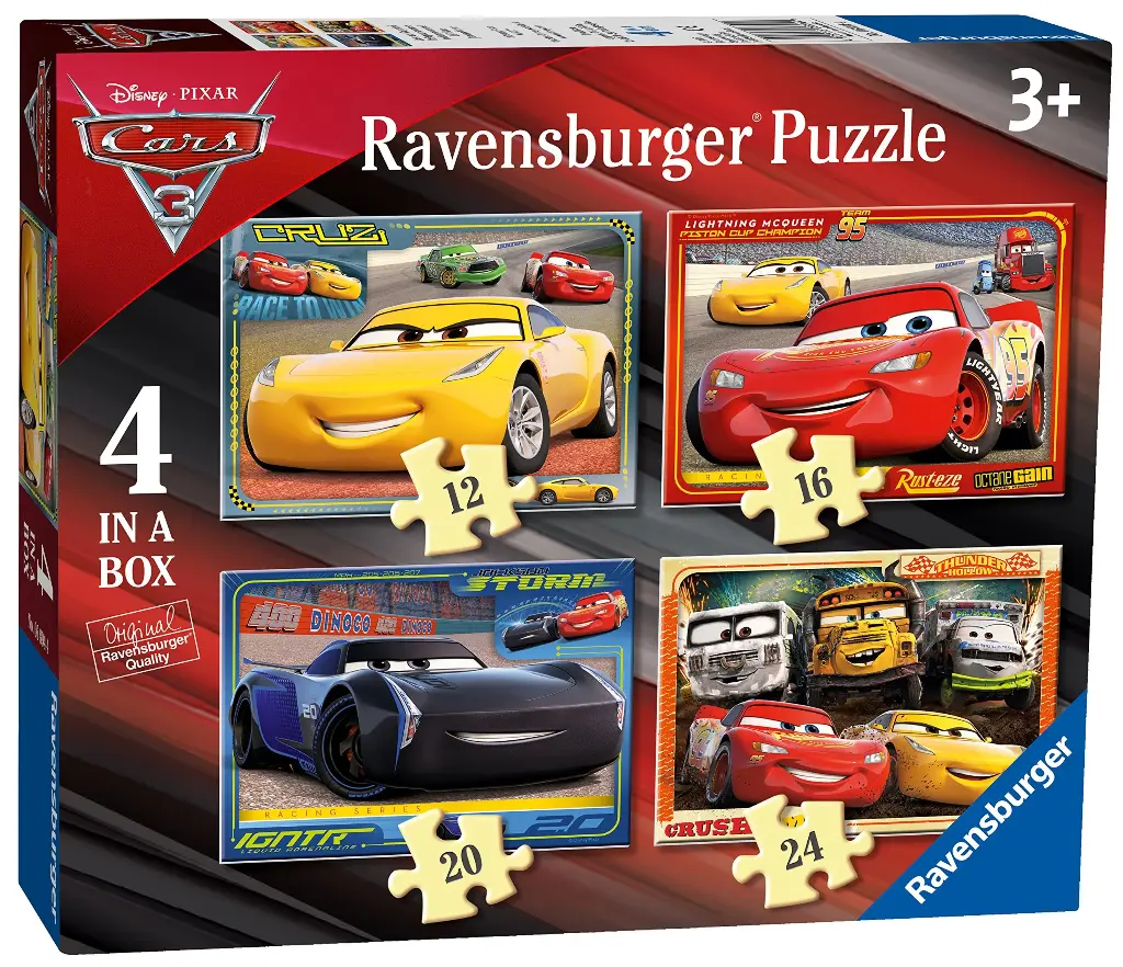 Cars - 4 in a Box Puzzle