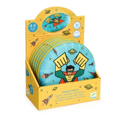 Disque à lancer - super-héro