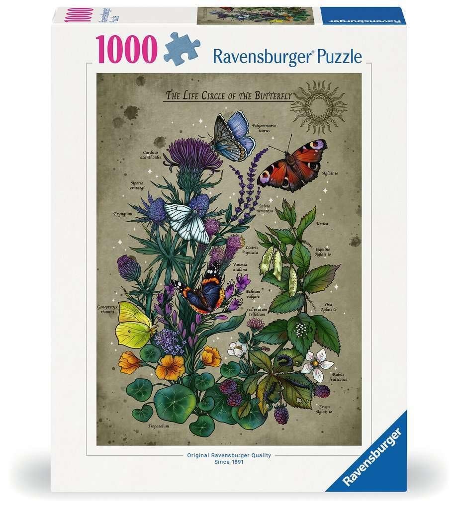 Ravensburger Puzzle - Lifecircle Butterfly - 1000 pièces