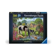 Handlow Ponies - puzzle 500 pièces ravensburger