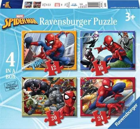 Spiderman - 4 in a box puzzle