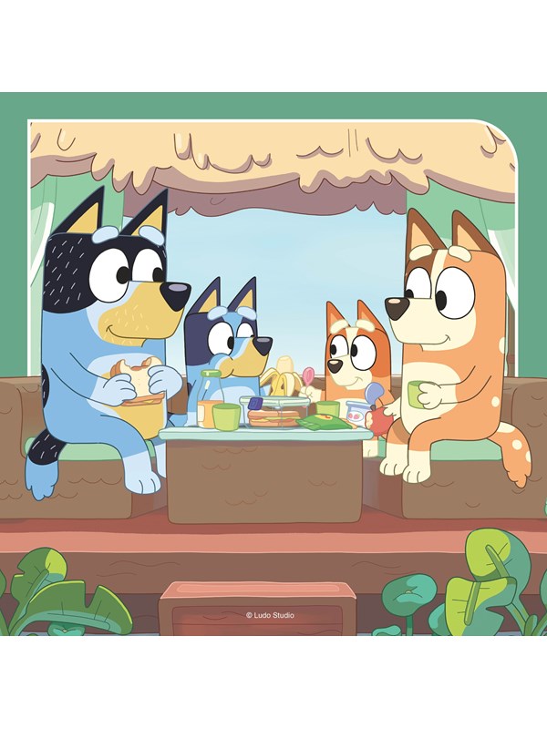 Puzzle 3x49 Pieces - Aventures Bluey