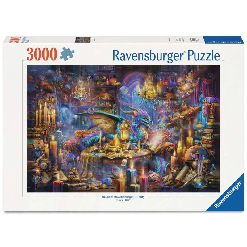 Puzzle 3000 pc - Bibliothèque du dragon