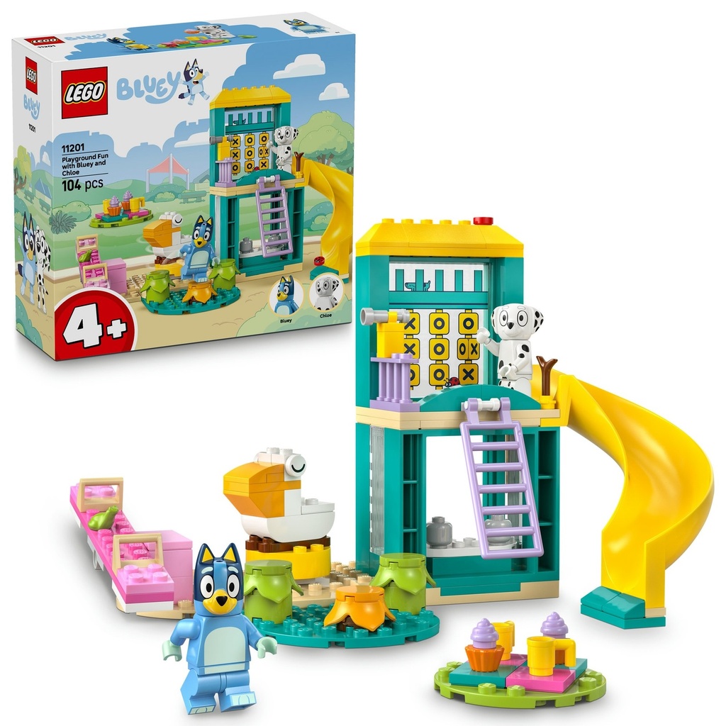 11201 - Lego Bluey Bluey et Chloe à l’aire de jeux