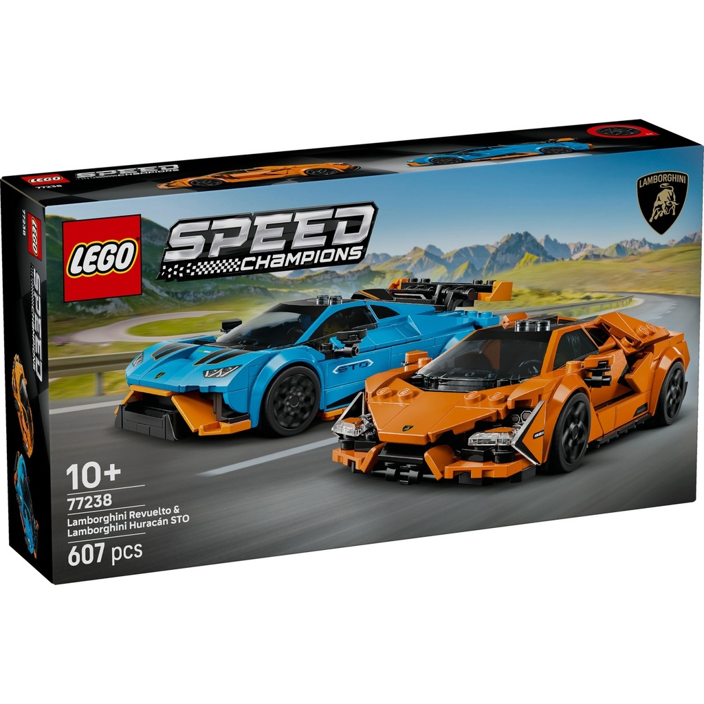 77238 - Lego Speed Champions Lamborghini Revuelto et Huracán STO
