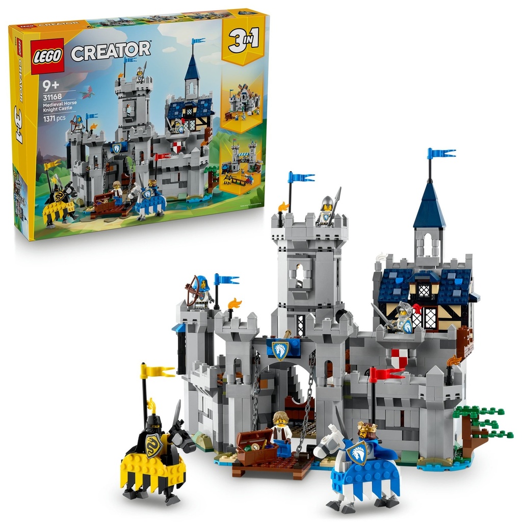 31168 - Lego Creator 3 in 1 Le château médiéval des chevaliers