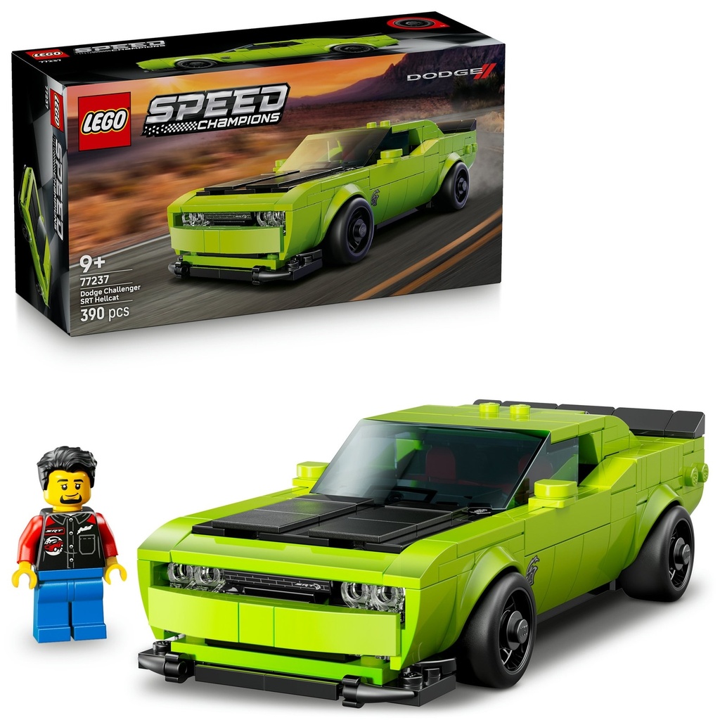 77237 - Lego Speed Champions Voiture de sport Dodge Challenger SRT Hellcat