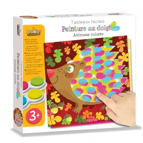 Peinture Au Doigt - Animaux colorés