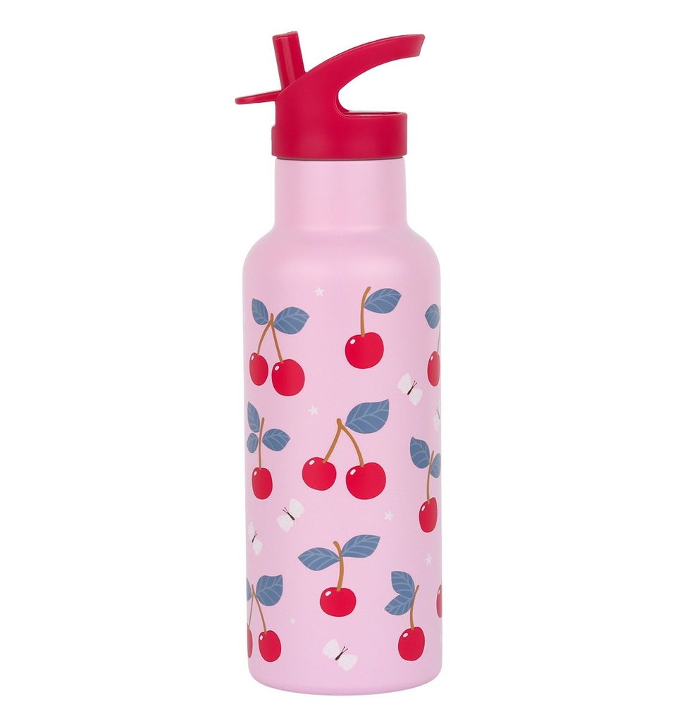 Gourde XL Acier Inoxydable Cherries - 500ml